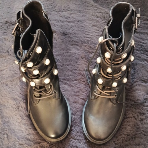 Spm damen stiefelette - stiefelette, schwarz