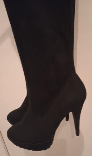 Overknees stiefel schwarz - schwarz, gr