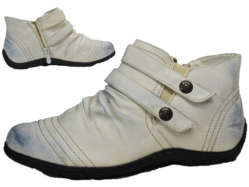 Damen stiefeletten leder - damen, leder-optik