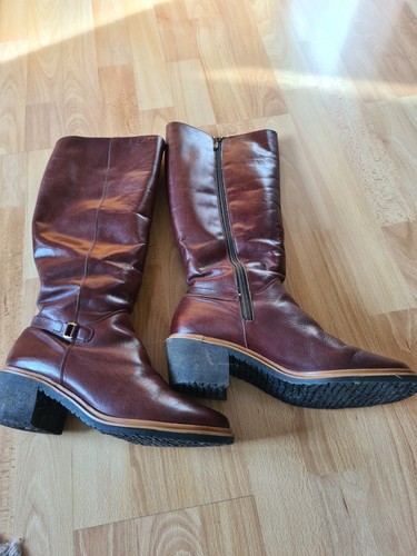 Schieler lederstiefel braun - schieler,