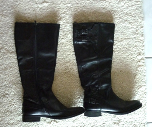 Leder schaftstiefel schwarz - leder-schaftstiefel,,