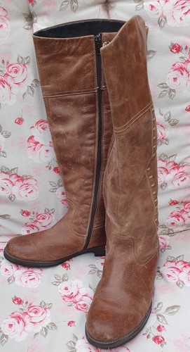 Damen marc echtleder stiefel - ,