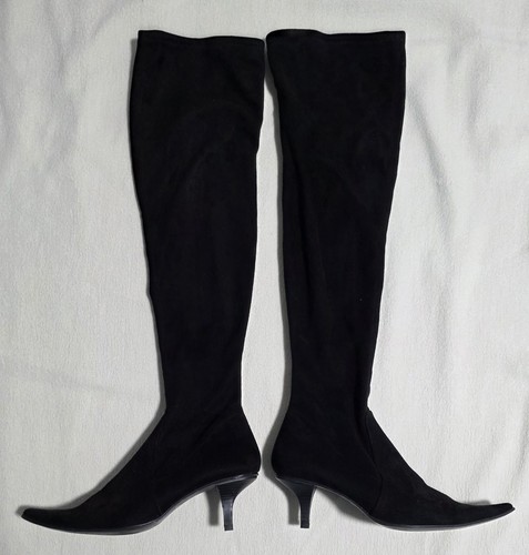 Damen wildlederstiefel schwarz - damen,