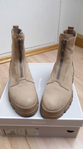 Tamaris leder chelsea stiefel - tamaris,